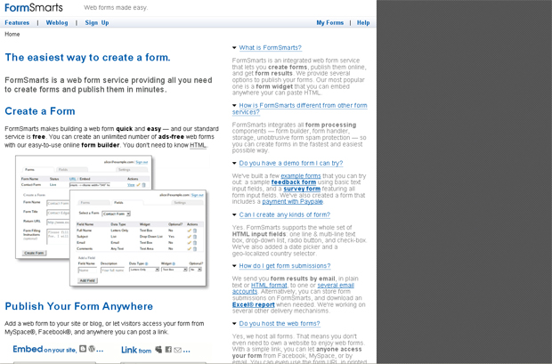 15 Nice Solutions for Free Contact Form Services